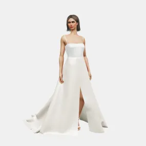 Bandeau and ties   A-line wrapped