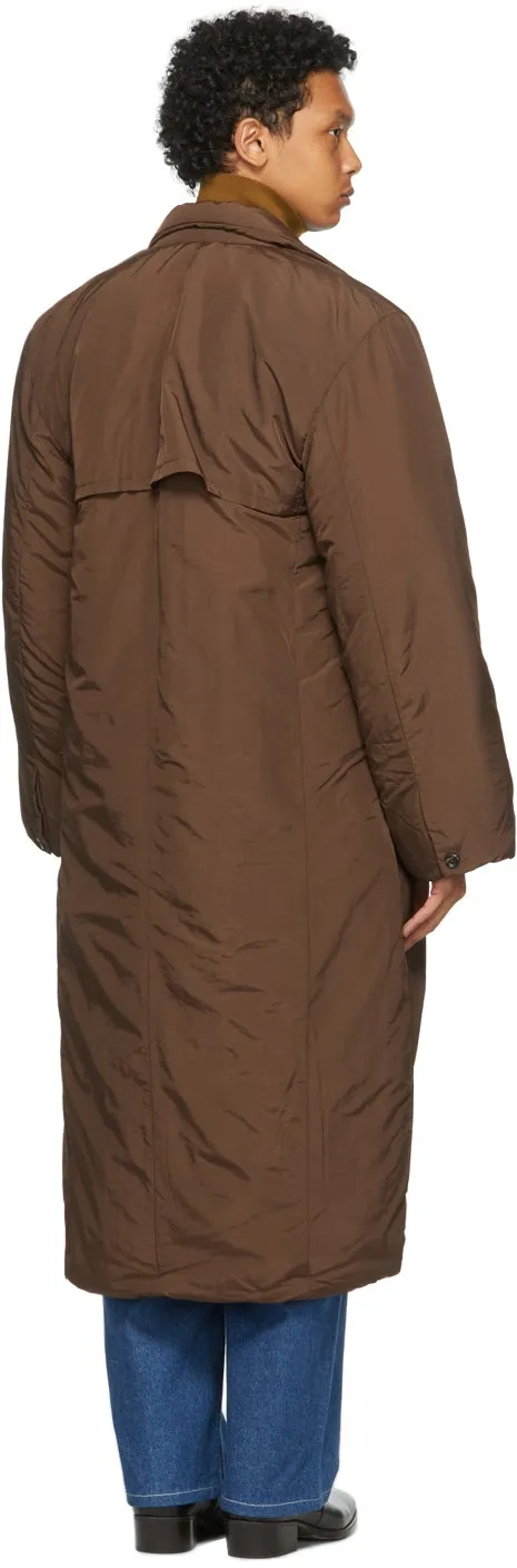 Connor McKnight Brown Nylon Vented Puffer Coat