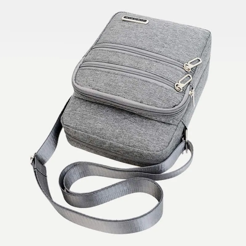 Crossbody Bag for Men Travel Passport Cellphone Wallet Bag Small Pouch
