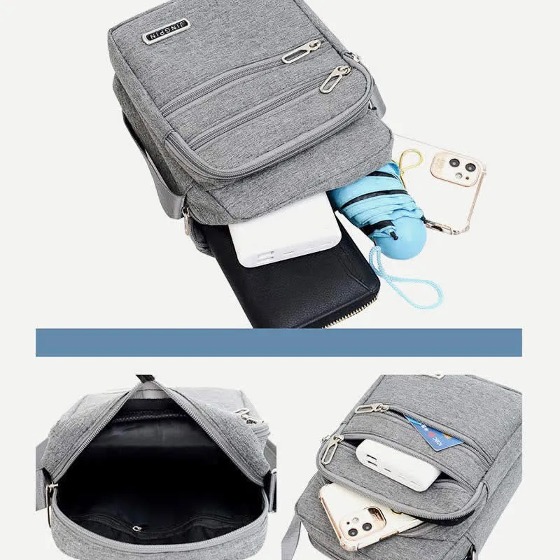Crossbody Bag for Men Travel Passport Cellphone Wallet Bag Small Pouch