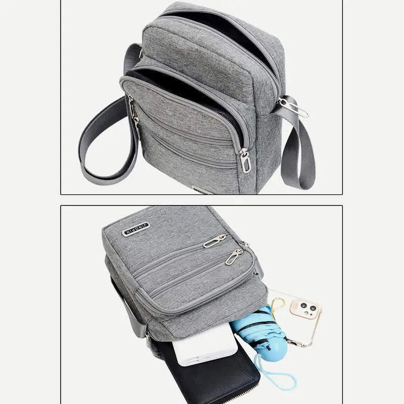 Crossbody Bag for Men Travel Passport Cellphone Wallet Bag Small Pouch