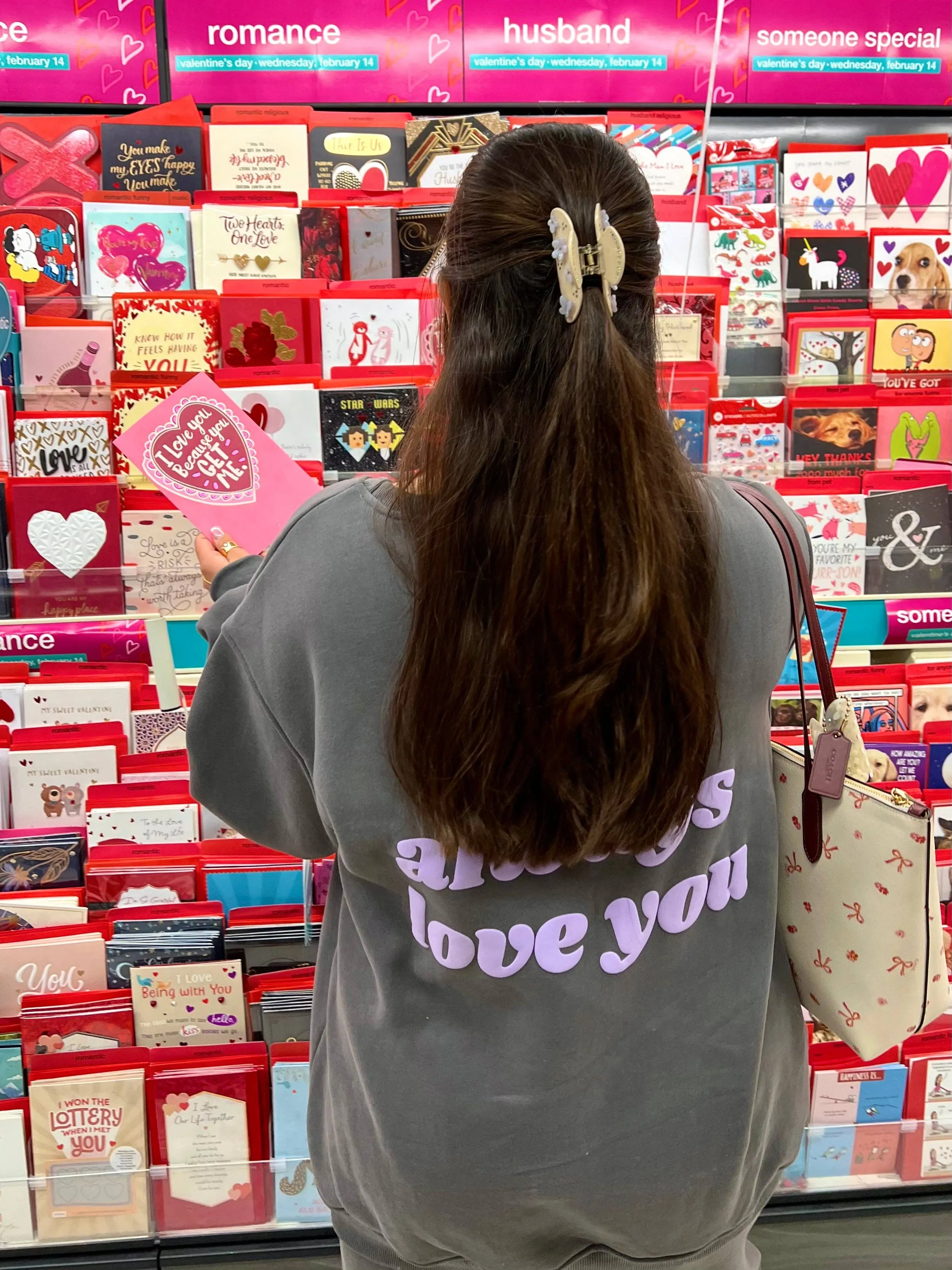 I'll Always Love You Sweatshirt - Dark Gray at SeaJay's Boutique