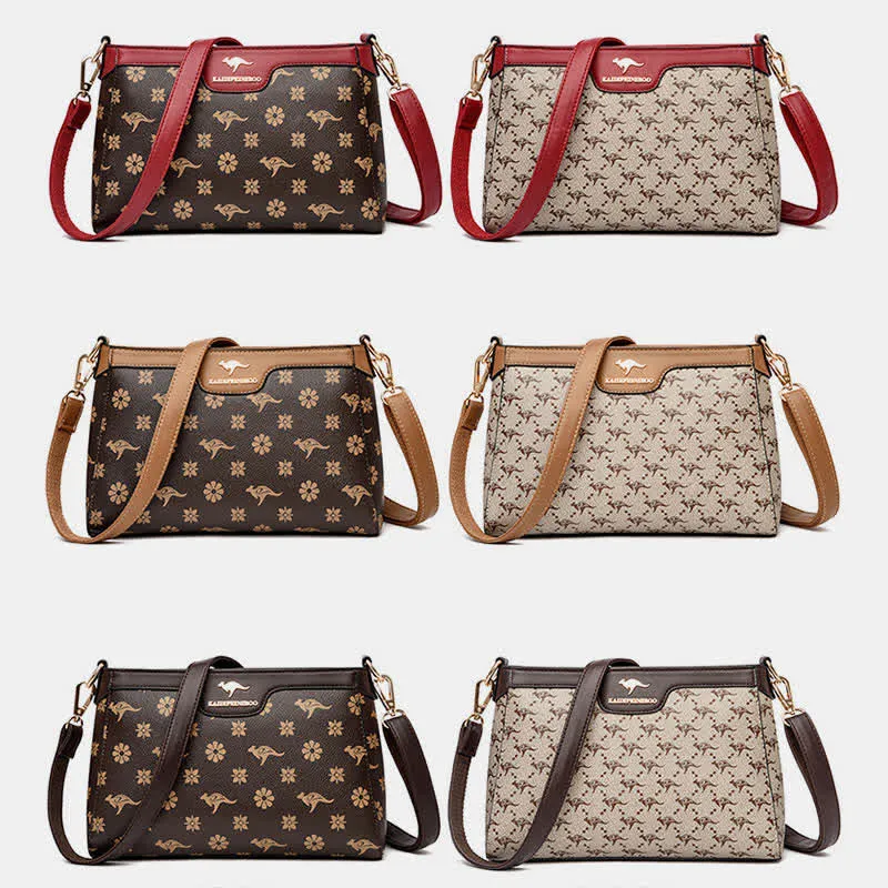 Leather Crossbody Bag for Women Casual Small Trendy Shoulder Purses