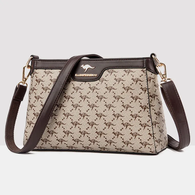 Leather Crossbody Bag for Women Casual Small Trendy Shoulder Purses