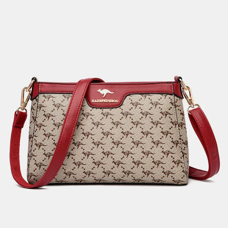 Leather Crossbody Bag for Women Casual Small Trendy Shoulder Purses