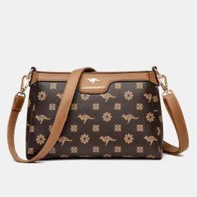 Leather Crossbody Bag for Women Casual Small Trendy Shoulder Purses