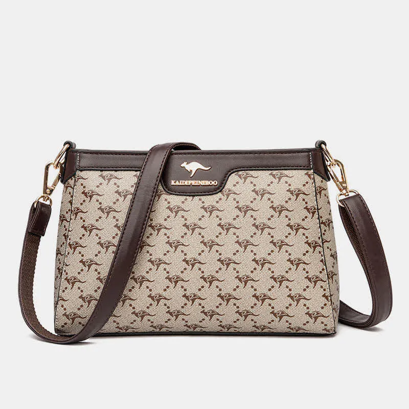 Leather Crossbody Bag for Women Casual Small Trendy Shoulder Purses