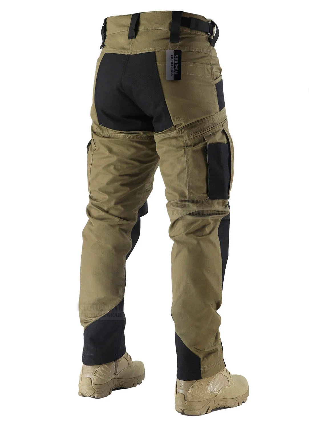 Men’s Ripstop Pants Outdoor Military Camo Cargo Trousers