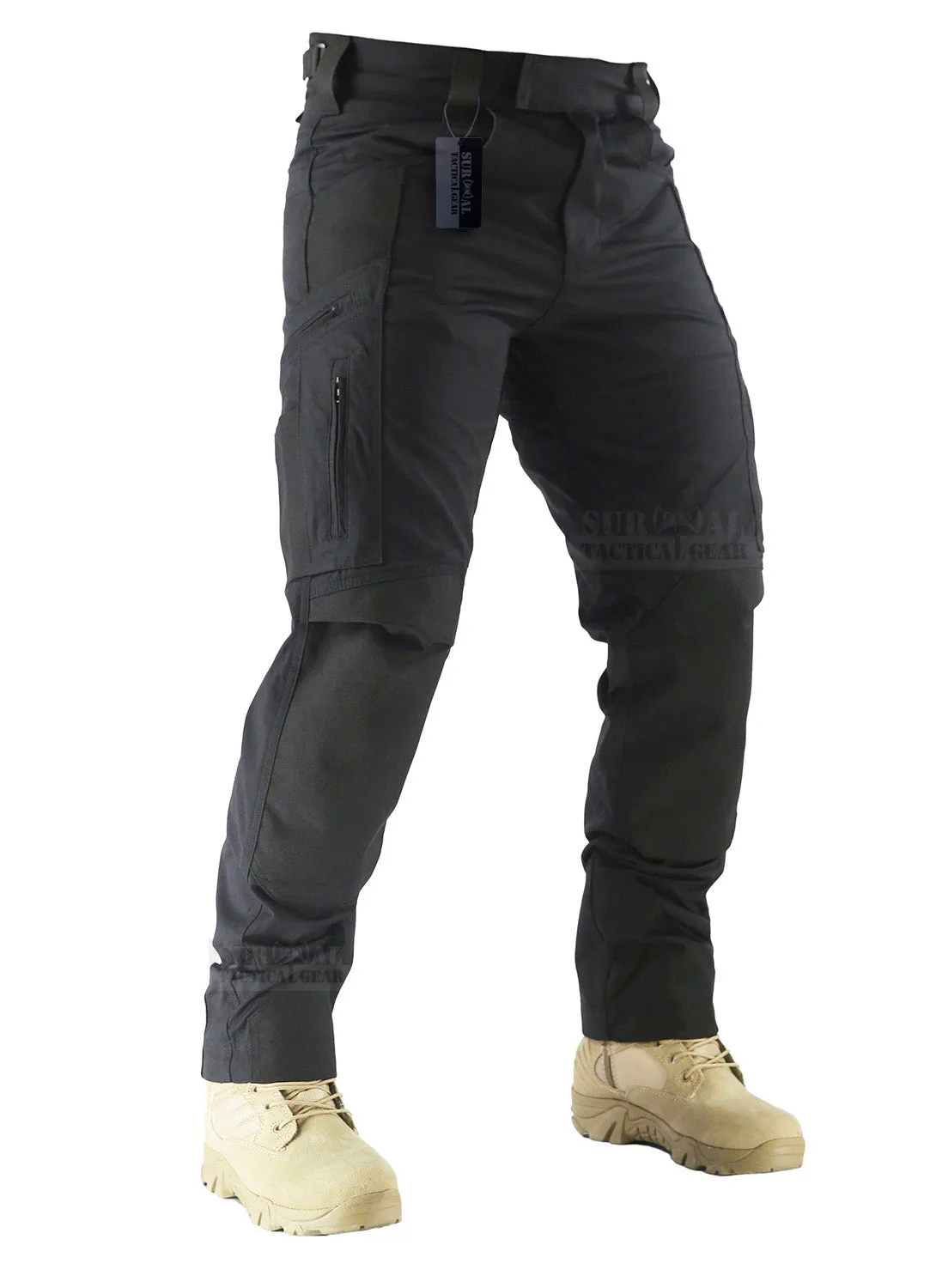 Men’s Ripstop Pants Outdoor Military Camo Cargo Trousers