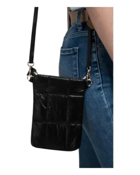 Midnight Metallic Bubble Small Crossbody Bag