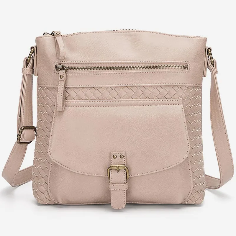 PU Leather Crossbody Bag for Women Purse Satchel Travel Tote Shoulder Bag