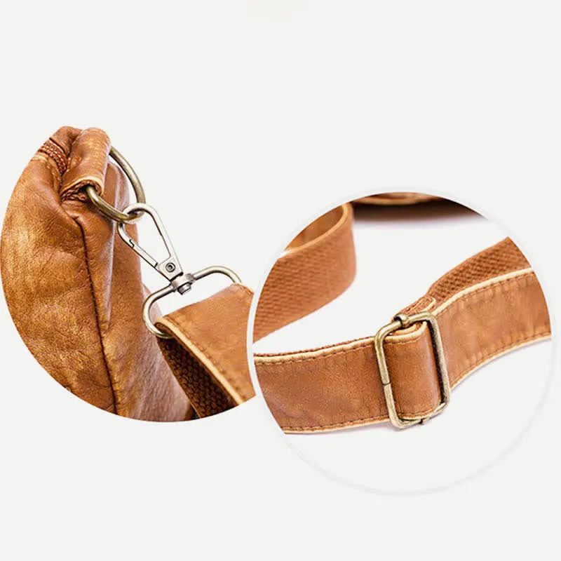 Retro Faux Leather Tote Handbag for Women Shoulder Bag with Crossbody Strap