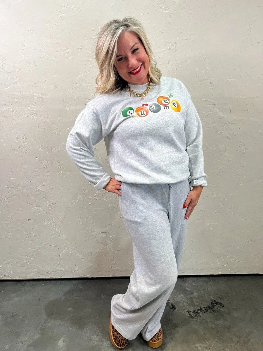 Saturday Drawstring Sweat - Heather Gray