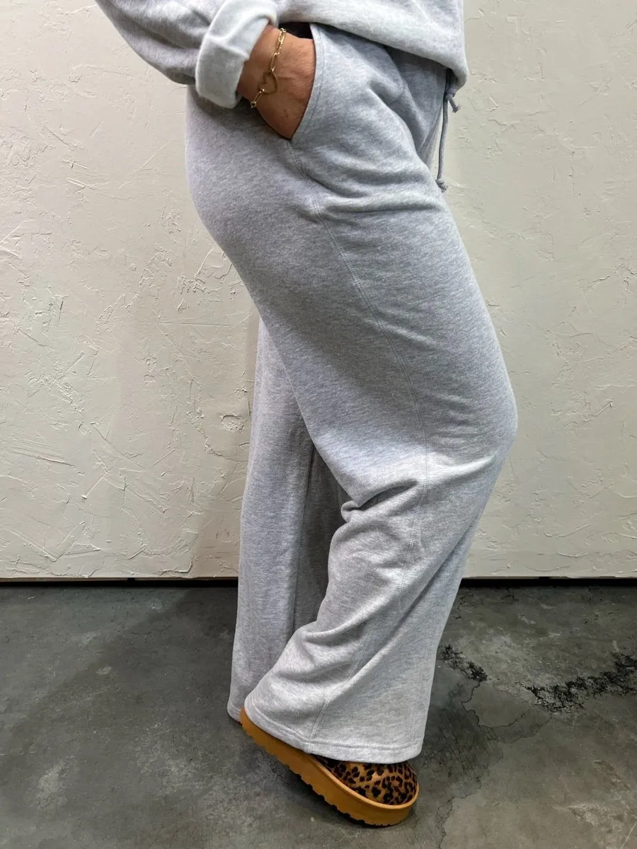 Saturday Drawstring Sweat - Heather Gray
