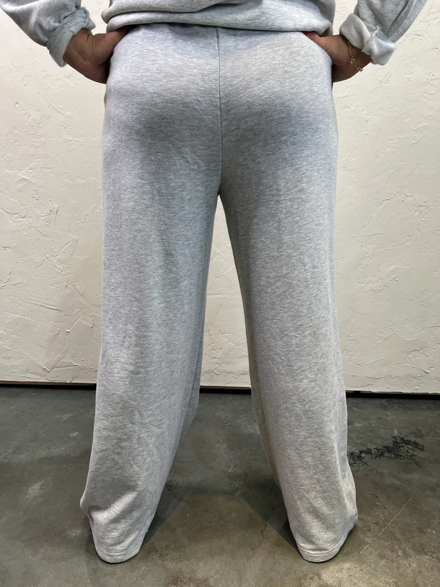 Saturday Drawstring Sweat - Heather Gray