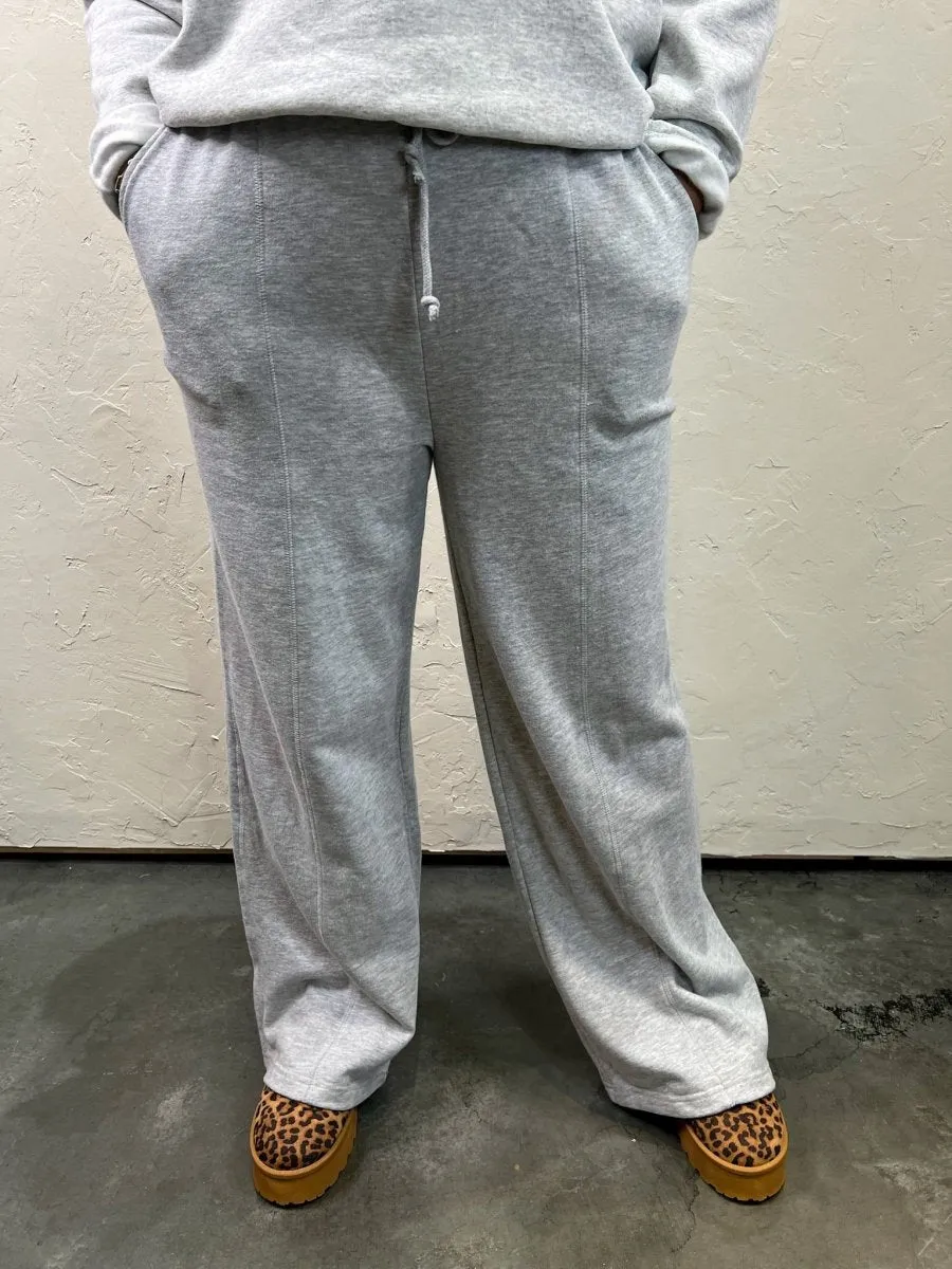 Saturday Drawstring Sweat - Heather Gray