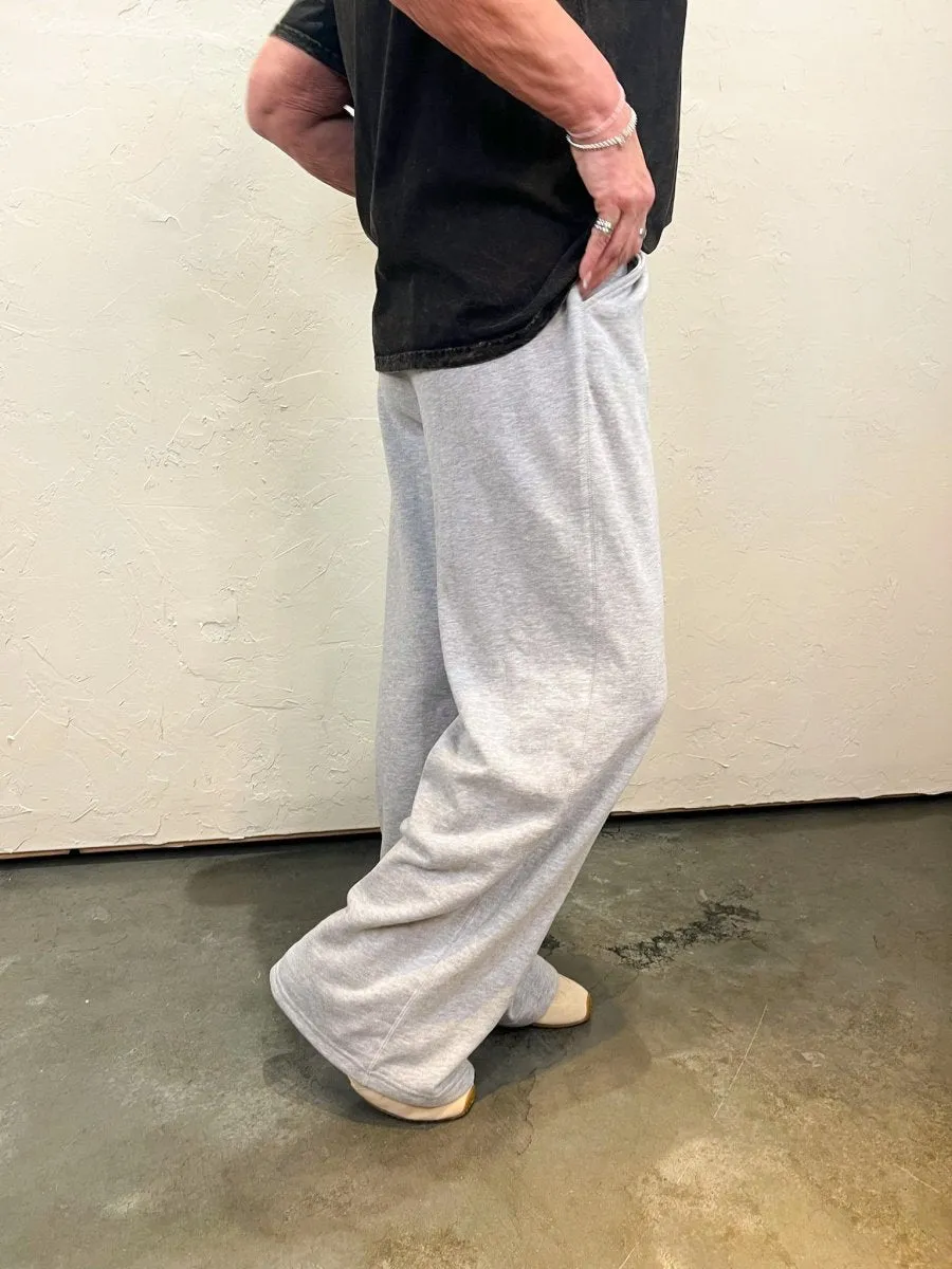 Saturday Drawstring Sweat - Heather Gray