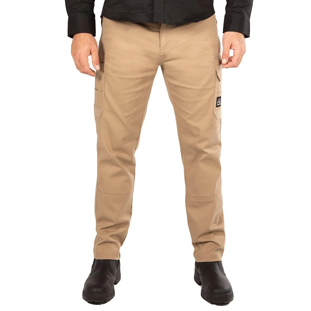 UNIT DEMOLITION CARGO WORK PANTS - KHAKI