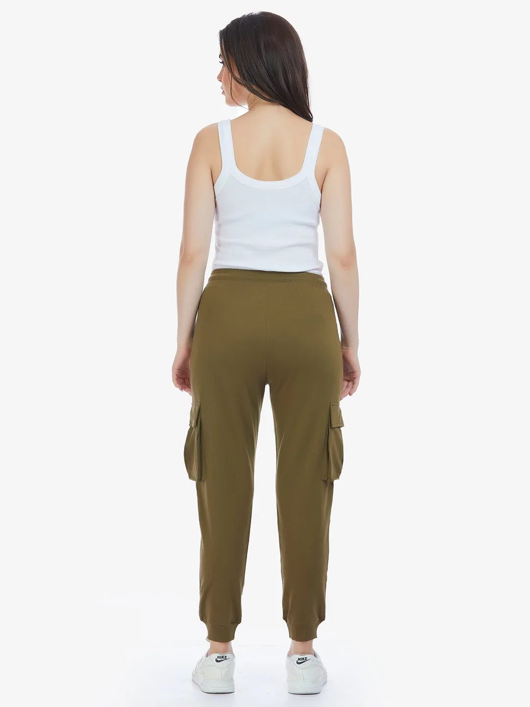 Women’s Olive Utility Cargo Pants