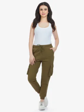 Women’s Olive Utility Cargo Pants
